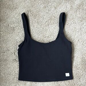 Vuori Black Crop Tank, XS. Brand New. Never Worn.